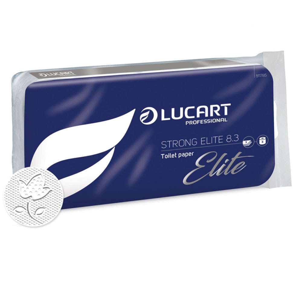 LUCART 811785 Strong Elite 8.3 3-lagig Toilettenpapier 250 Blatt