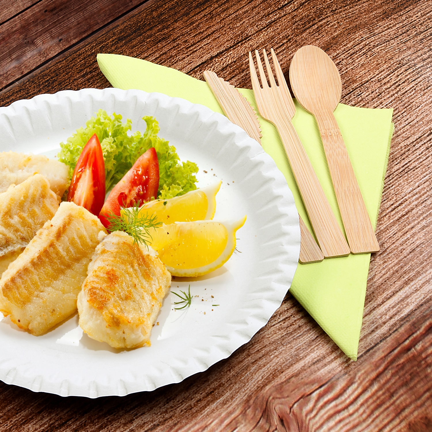 Löffel aus Bambus (FSC 100%) 17cm - 100 Stück