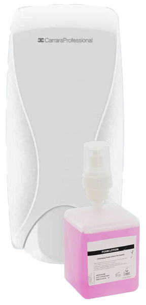 Bulkysoft Essentia Spender für Schaumseife weiss