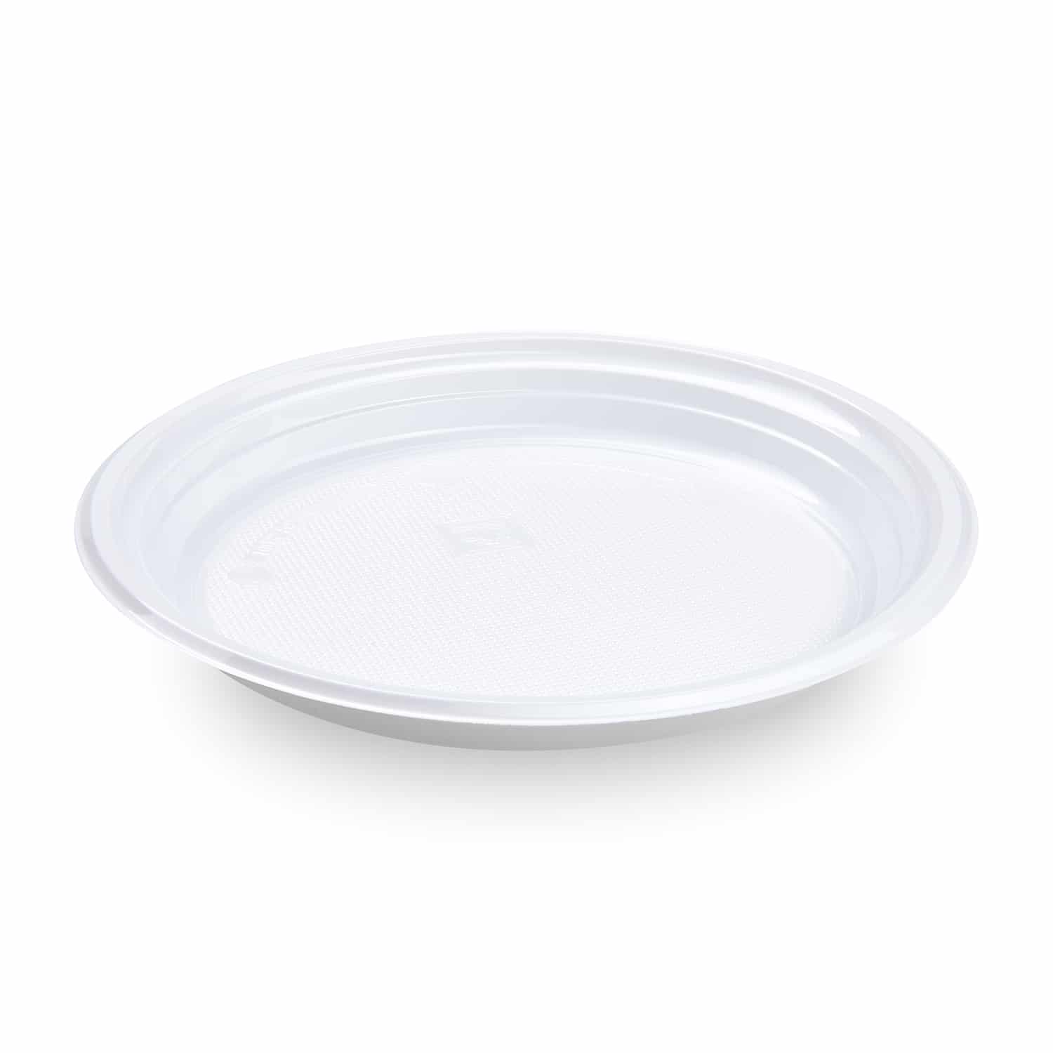 Teller (PP) Reware Dinner ECONOMY wiederverwendbar weiß 22cm - 100 Stück