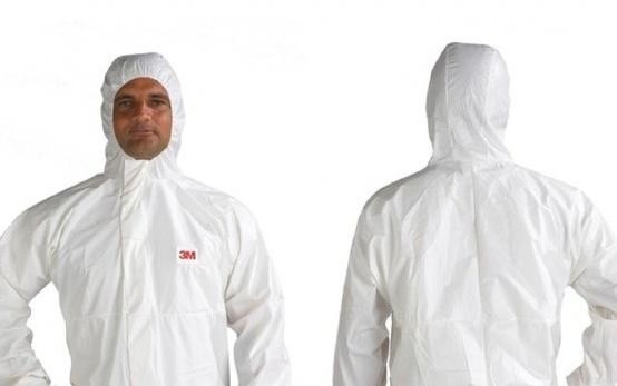 3M ® 4565 Einweg-Schutzanzug mit Kapuze CE Kat III Typ 4,5,6