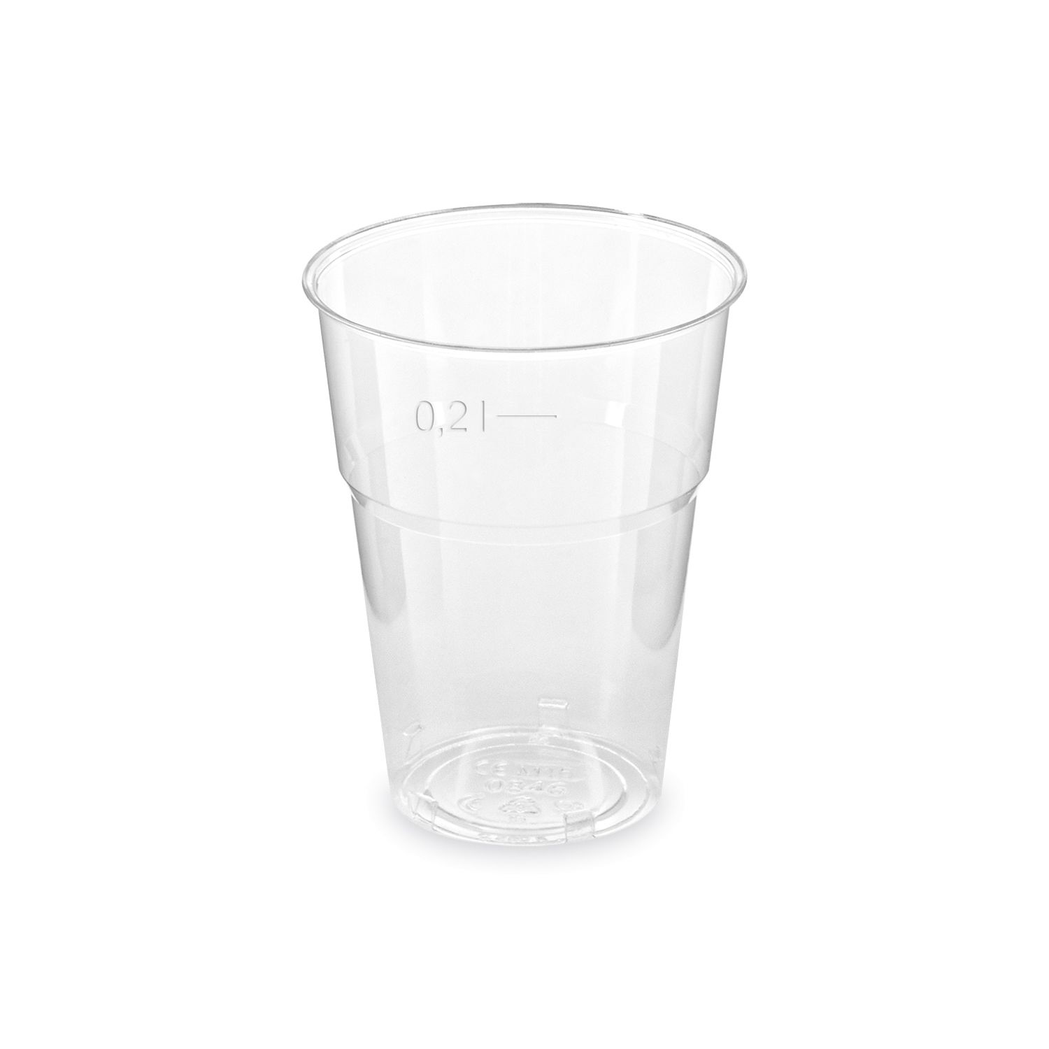 Trinkglas 0,2 l ( 73 mm) (50 Stück)