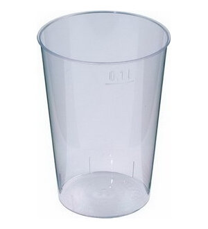 1400x Einweg-Weissweinbecher 1 dl (35x40)