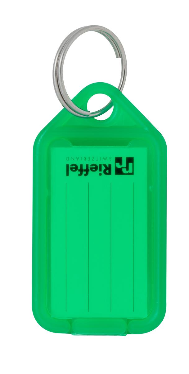 Schlüsseletiketten 38x22mm vert 100 Stück RIEFFEL KT1000GRÜ