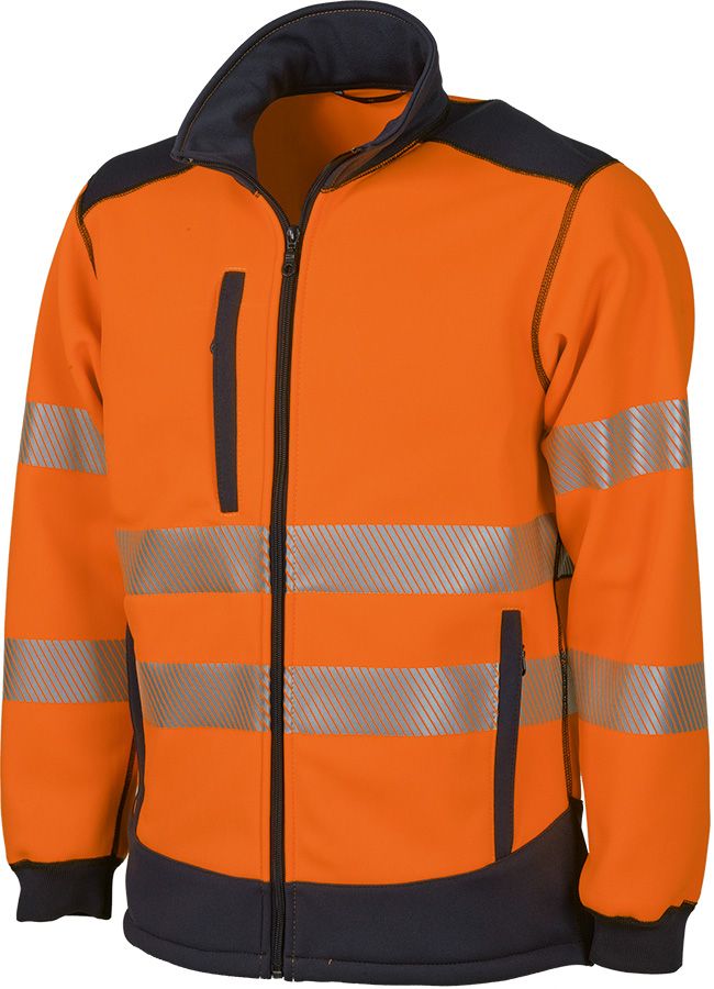 Warnschutzjacke HUSKY II, leuchtorange/grau