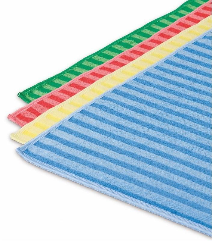 AlpineX® Mikrofaser Borsten Tuch, 40x40cm - 1 Pack à 10 Tücher Yellow