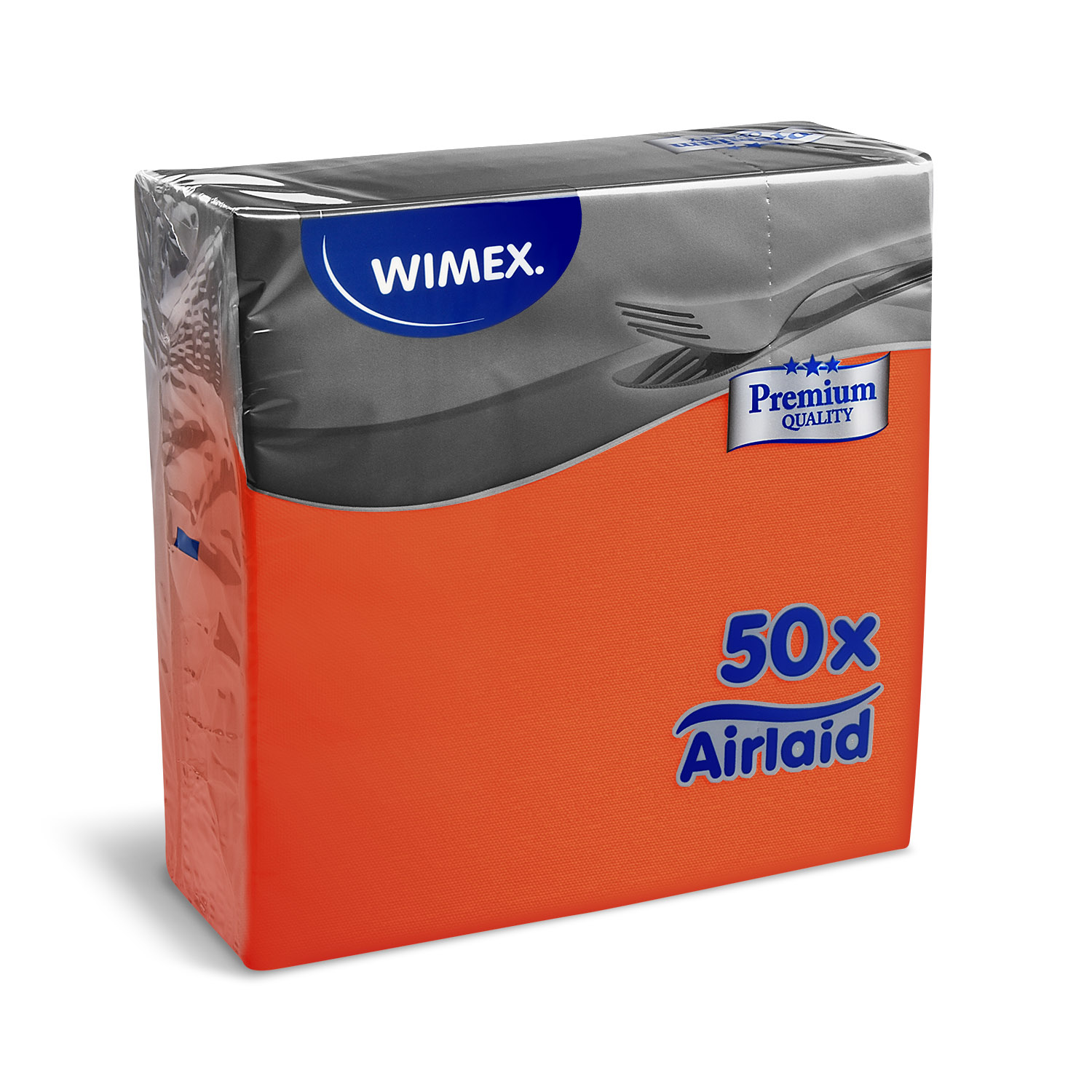 Airlaid Serviette PREMIUM terrakotta 40 x 40 cm - 50 Stück