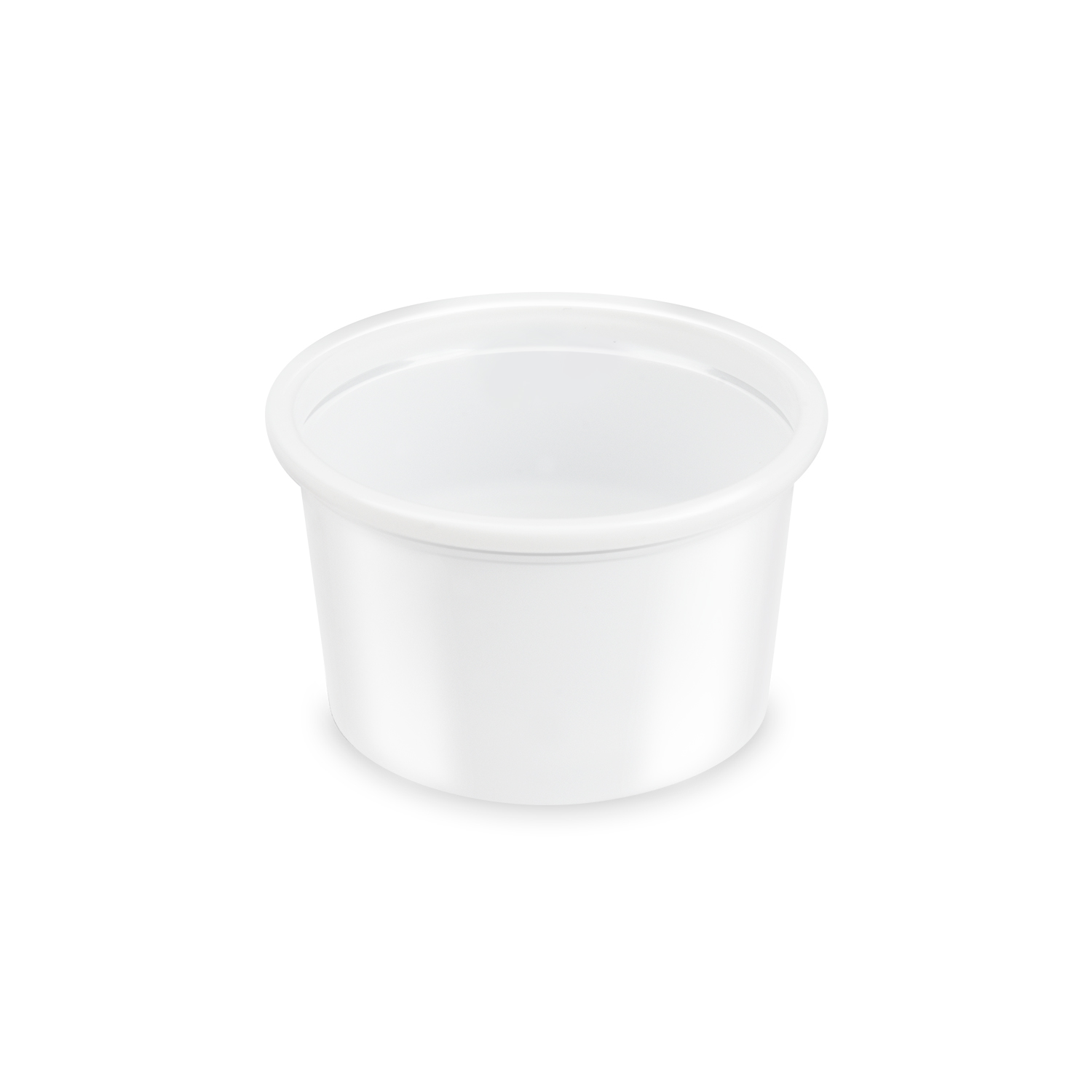 Dressingbecher (PP) weiss 46mm 30ml - 50 Stück