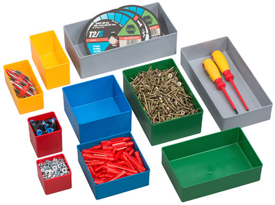 allit Einsatzbox EuroPlus Insert 63/5, Größe: 5, grau