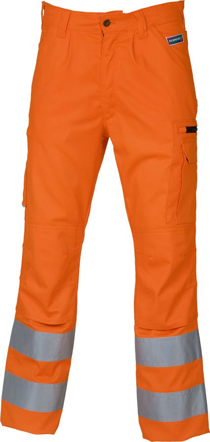 Warnschutz-Bundhose SICURELAST REFLEX, leuchtorange - Grösse 46