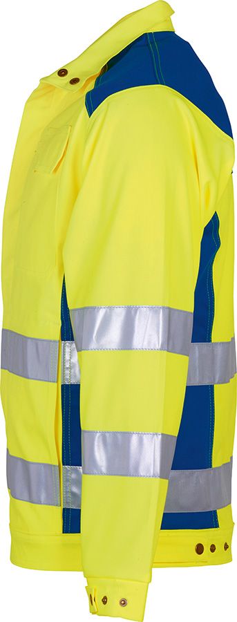 Warnschutz-Bundjacke SICURELAST REFLEX, leuchtgelb/blau