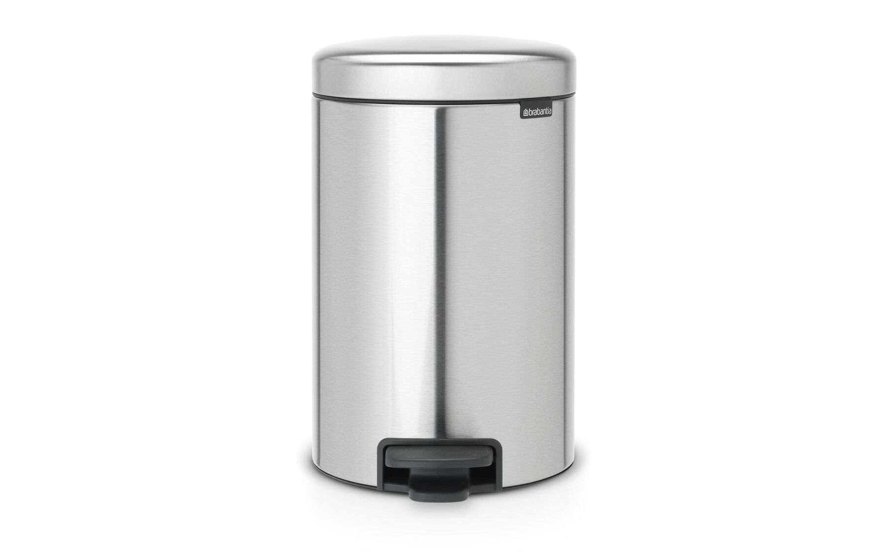 Brabantia Treteimer NewIcon Fingerprint proof 12 l, Matt Steel