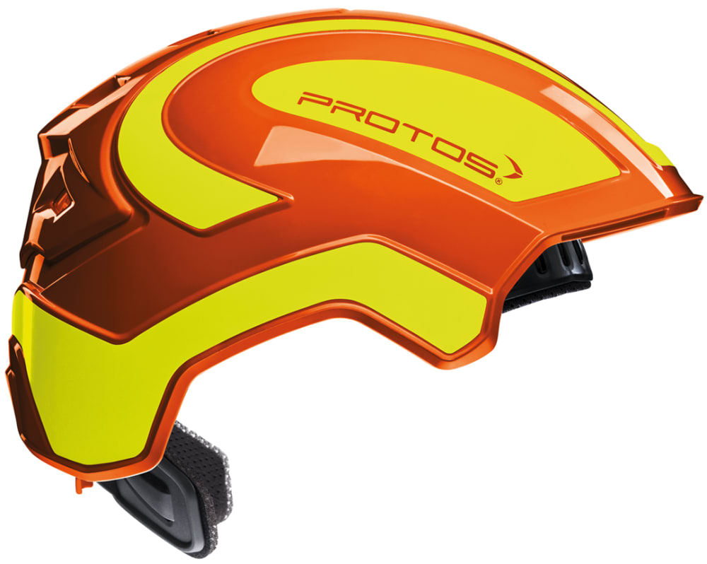 Schutzhelm PROTOS Intergral Industry orange-neongelb