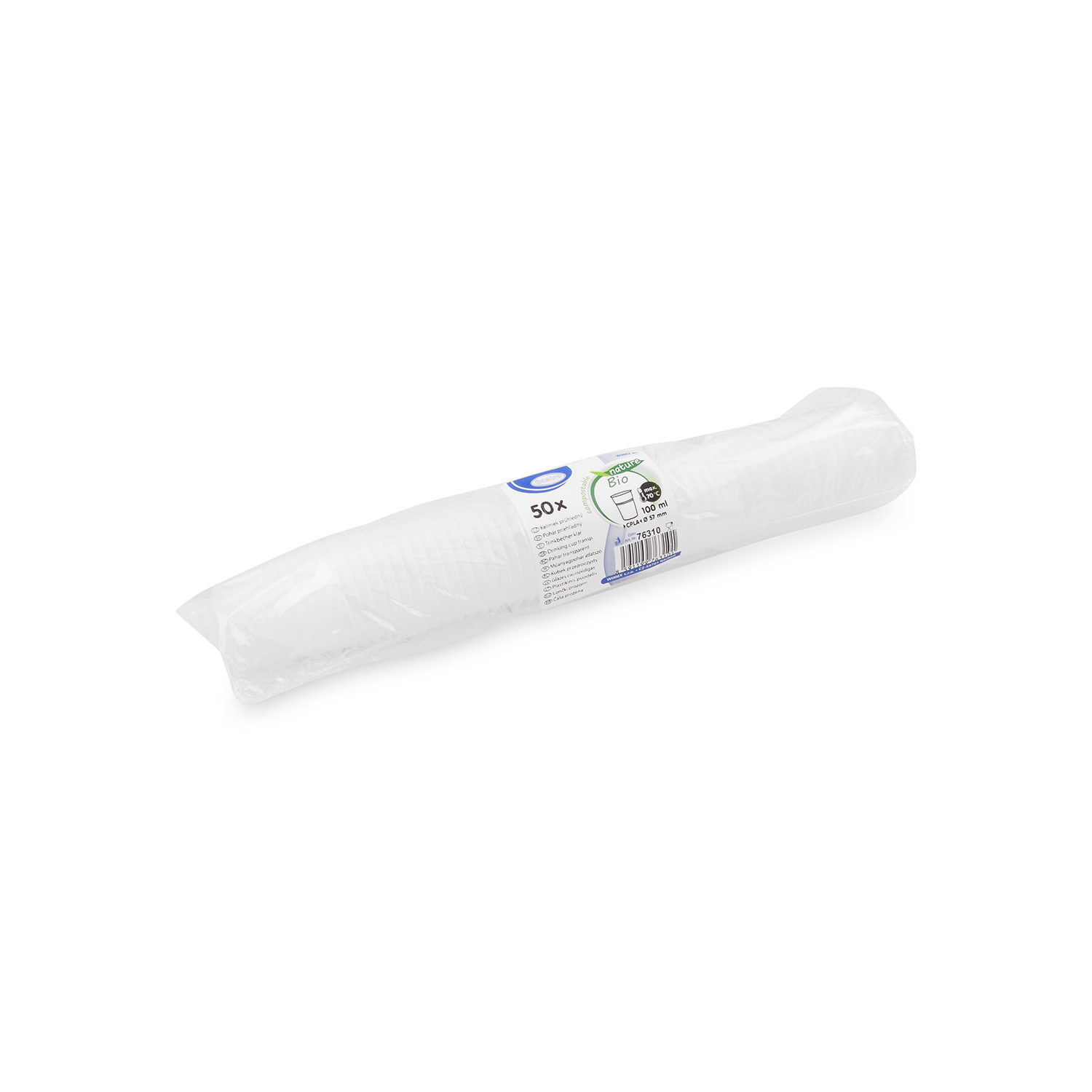 Trinkbecher (CPLA) natur 57mm 100ml - 50 Stück
