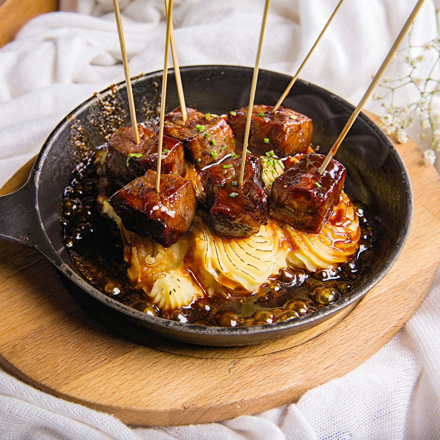 Schaschlikspieß aus Bambus (FSC 100%) 3mm x 25cm - 200 Stück