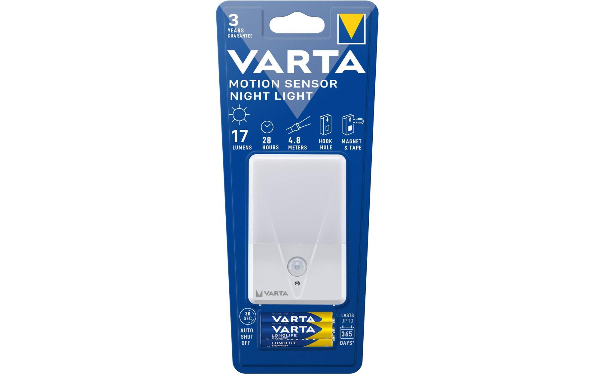 VARTA LED-Bewegungslicht "Motion Sensor Night Light", 1er