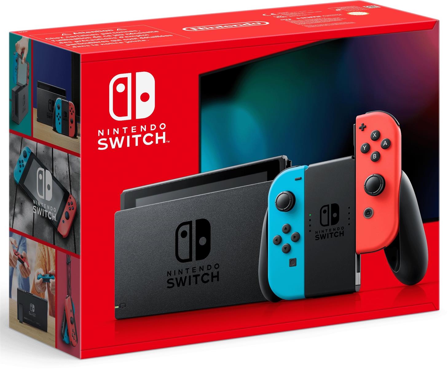 Nintendo Switch Console V2 - neon-rot/neon-blau [NSW] (D/F/I)