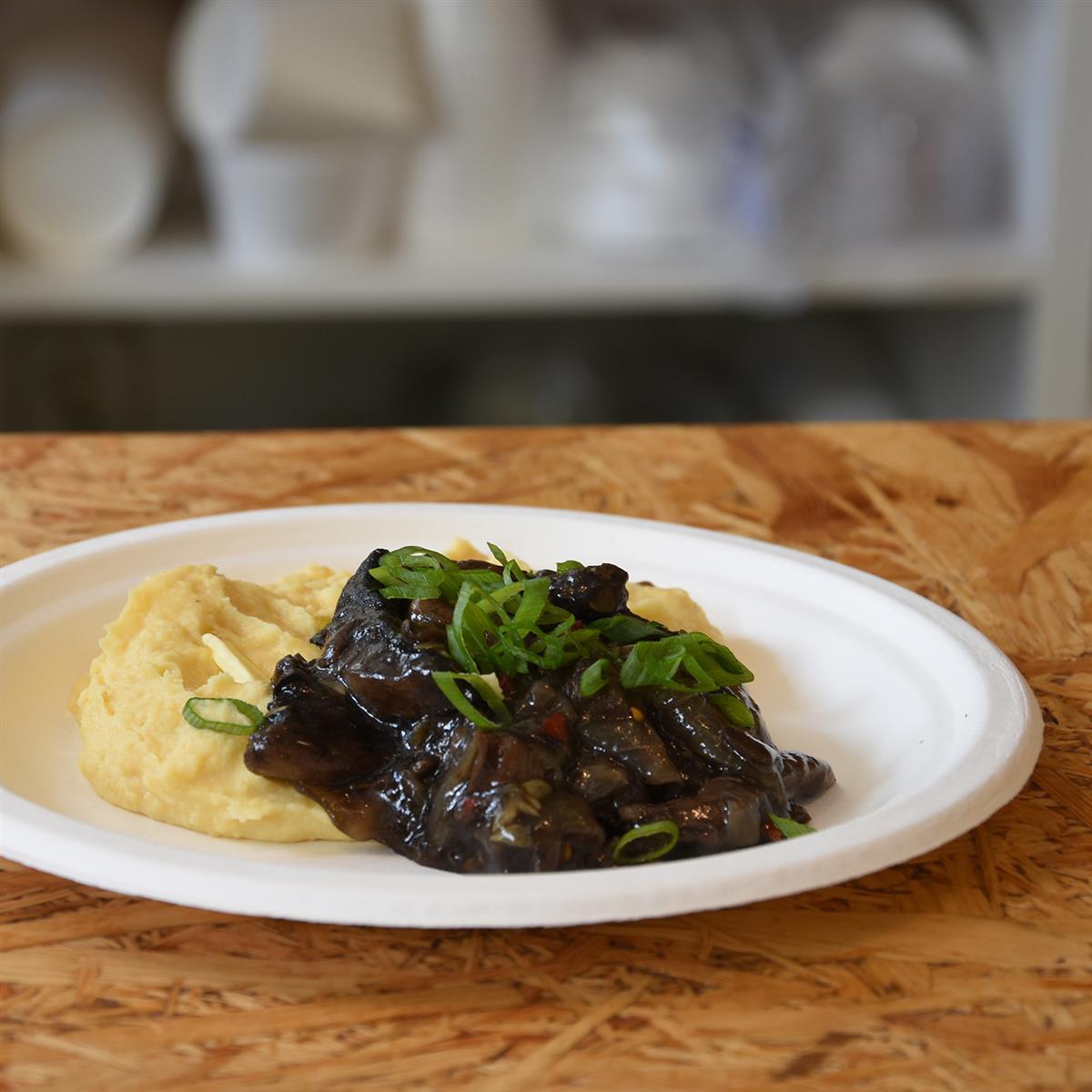 Teller Zuckerrohr-Bagasse 22cm - 50 Stück