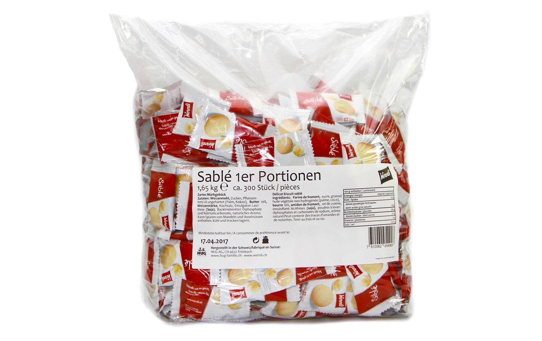 Sablé 300 Stück 1,65kg WERNLI 3487