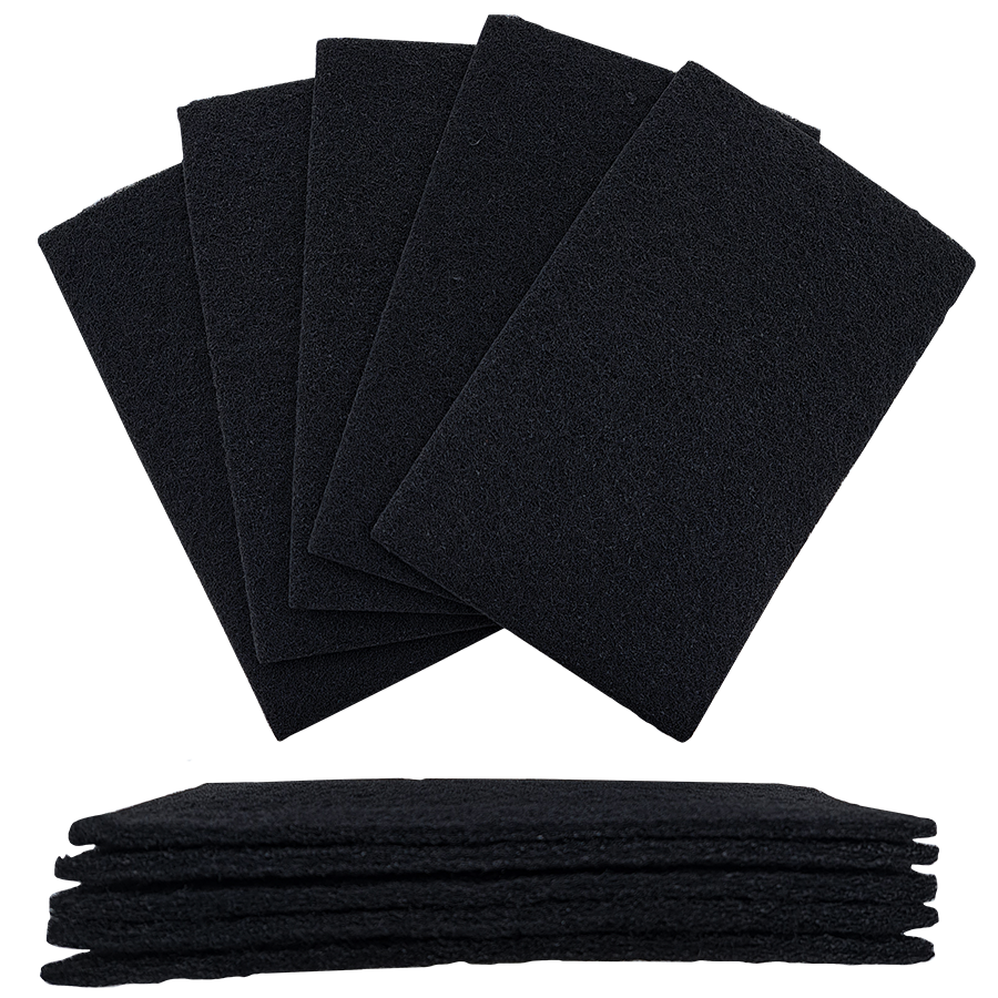 Handscheuervlies POLIVIT, 150 x 240 mm, schwarz