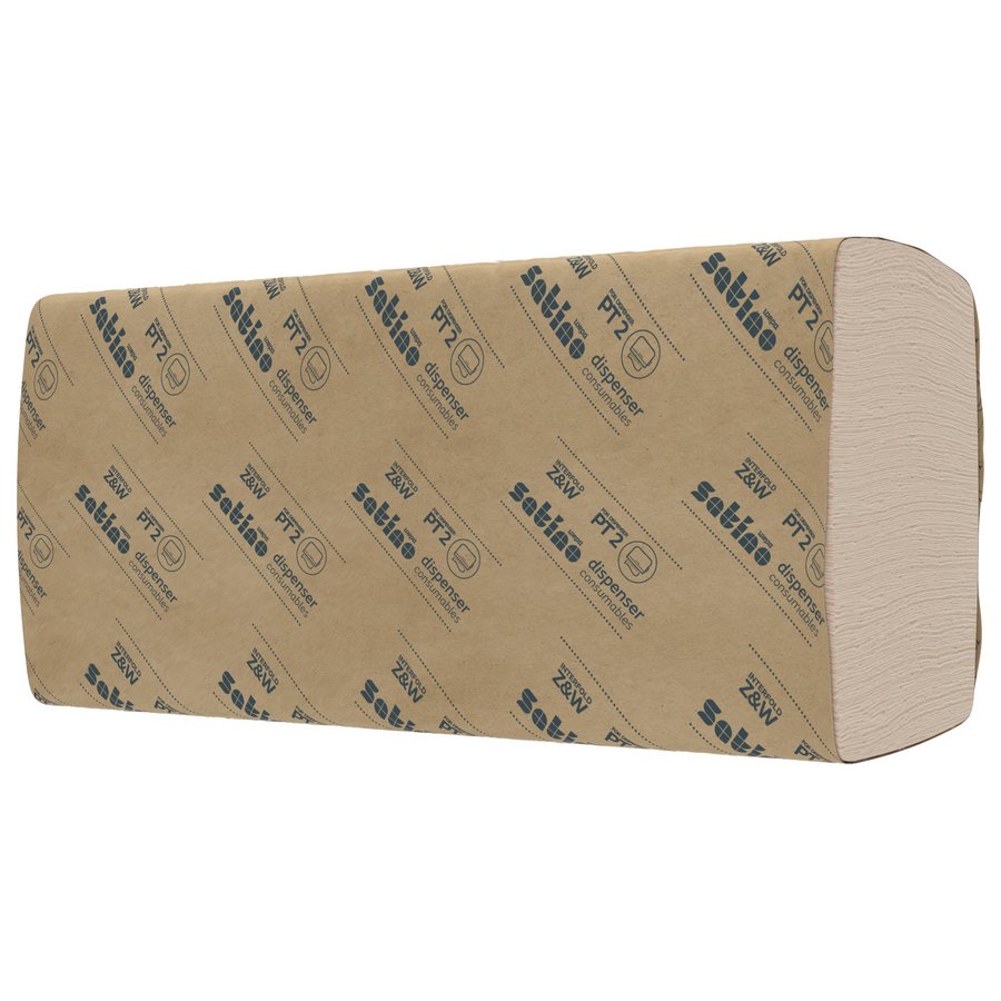 Satino 277550 PureSoft Handtuchpapier 2-lagig Z-Falz 24x24 - 1 Pack à 3750 Blatt