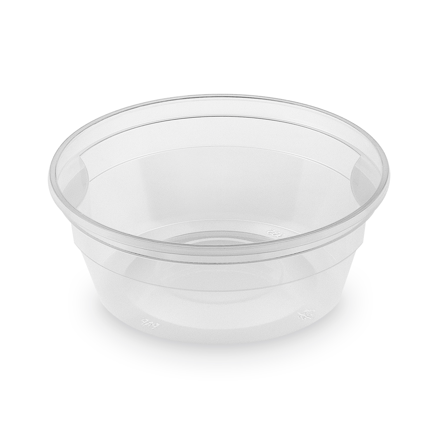 Schale (PP) klar 127mm 350ml - 50 Stück