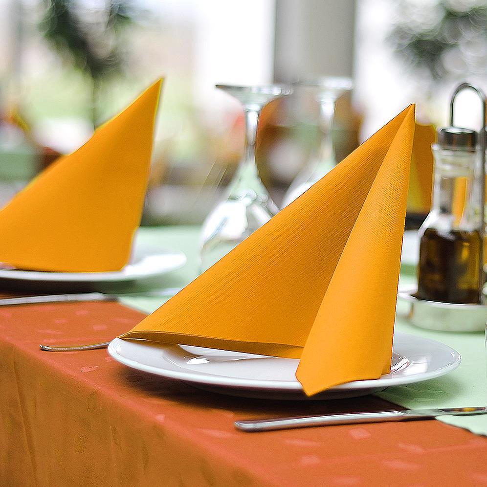 Airlaid Serviette PREMIUM terrakotta 40 x 40 cm - 50 Stück