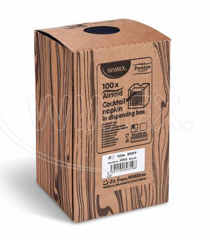 Airlaid Serviette PREMIUM weiss 20 x 20 cm - 100 Stück im Spenderkarton