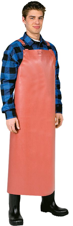 Arbeitsschürze ANTICID, braun - Grösse 95 × 120 cm