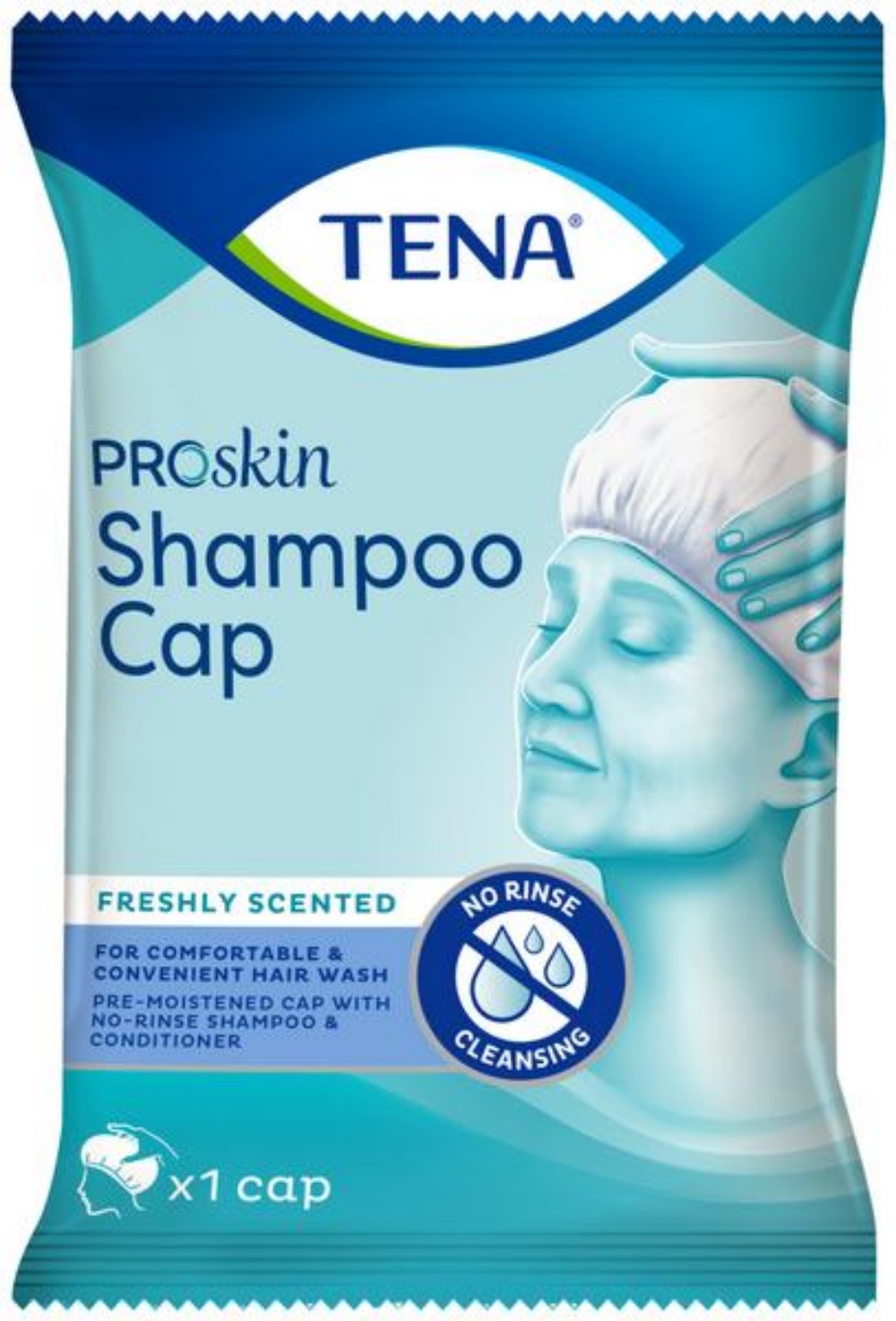 TENA Shampoo Cap Softpack 30 Stück