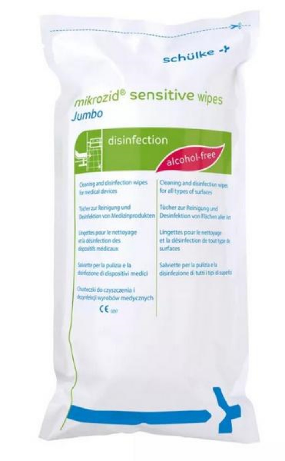 mikrozid sensitive wipes Nachfüllbeutel 12 Stück