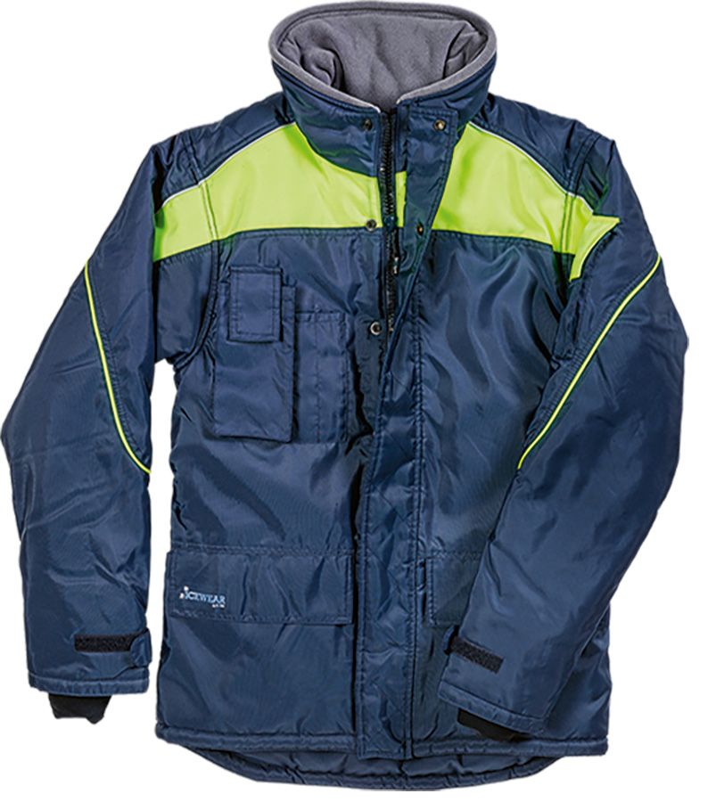 Tiefkühl-Jacke SIOEN TALAU, dunkelblau/leuchtgelb