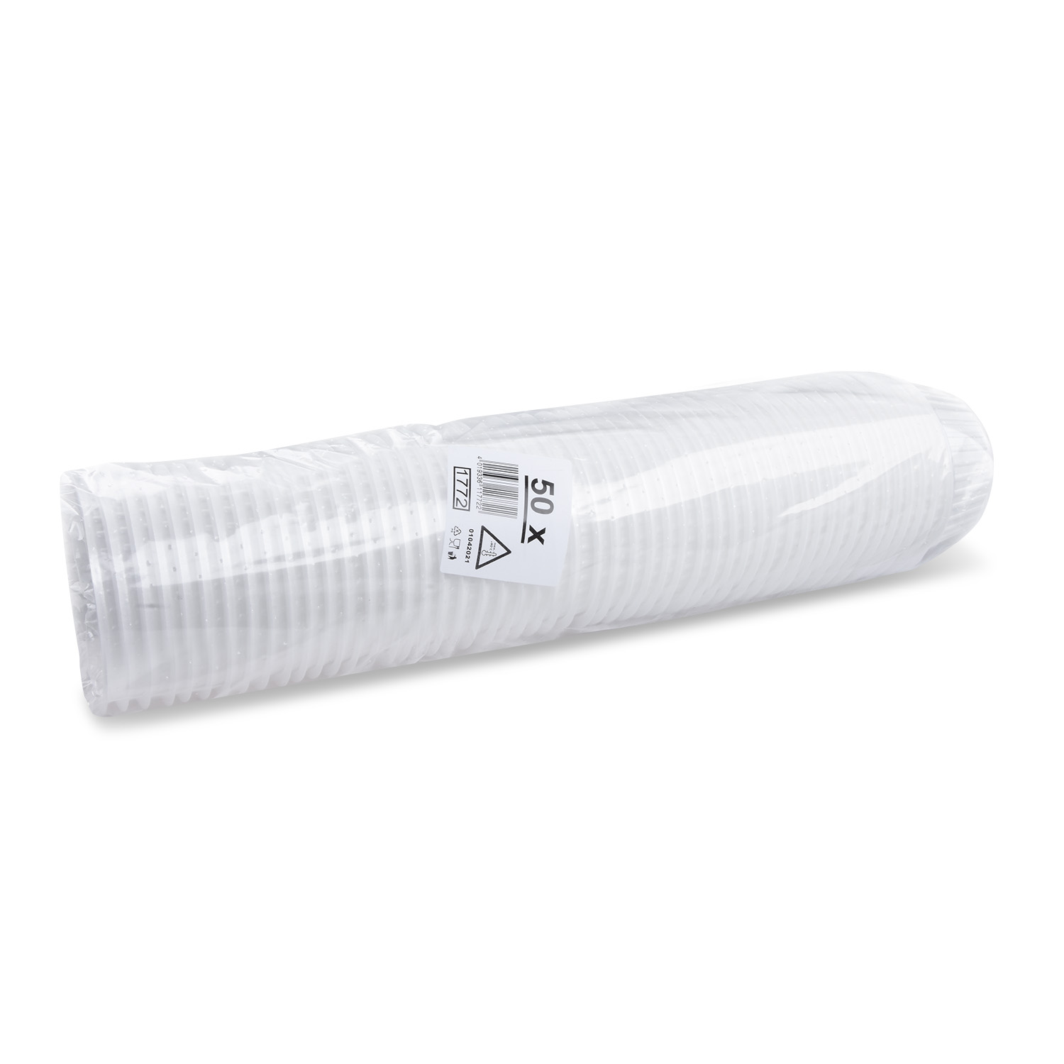 Thermobehälter (XPS) weiß 127mm 340ml - 50 Stück