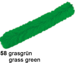 Pfeifenputzer 9mmx50cm grasgrün 10 Stück URSUS 6530058