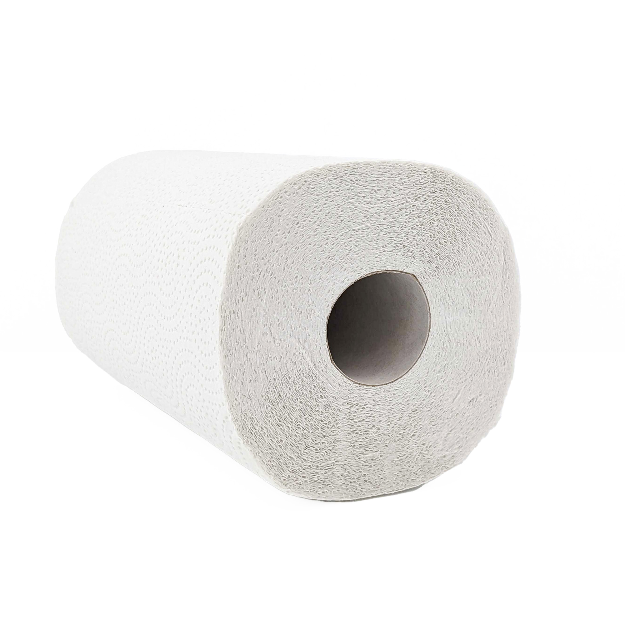 12 Küchenrollen 3-lagig weiss 100 Blatt je Rolle - Karton à 12 Rollen