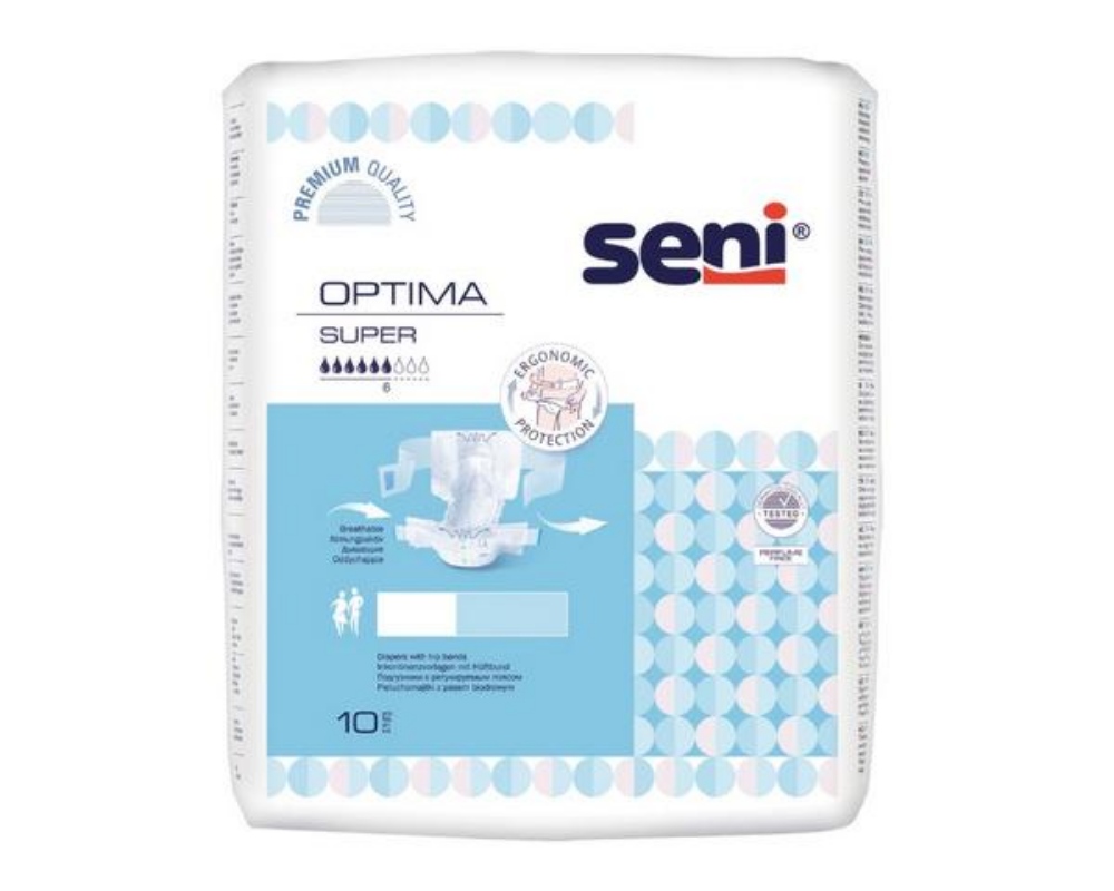 Seni Optima Super Small Inkontinenzvorlage mit Hüftbund, atmungsaktiv, 10 Stück 10 Stück