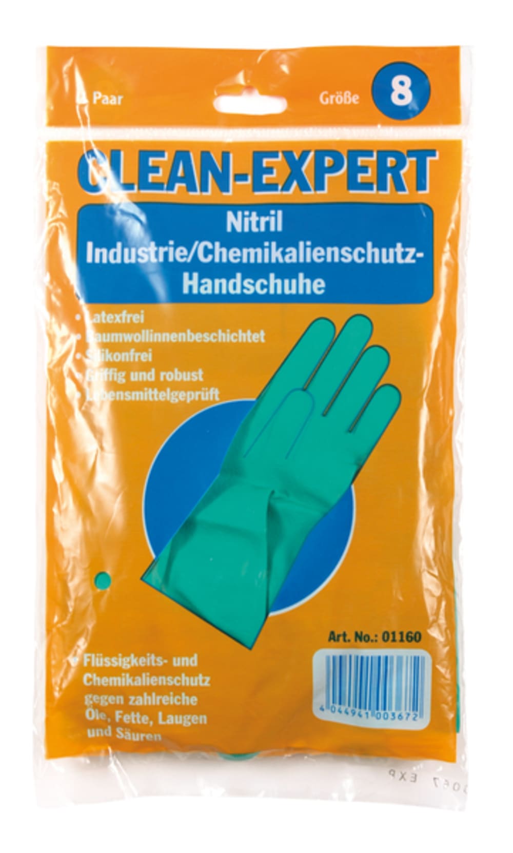 Chemiekalienschutzhandschuh CLEAN-EXPERT (M)