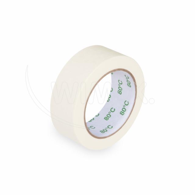 Krepp-Klebeband bis +80°C weiß 38mm x 50m - 1 Stück