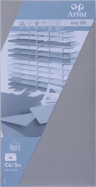Couverts 1001 C6/5 100g, graphit 5 Stück ARTOZ 107294182