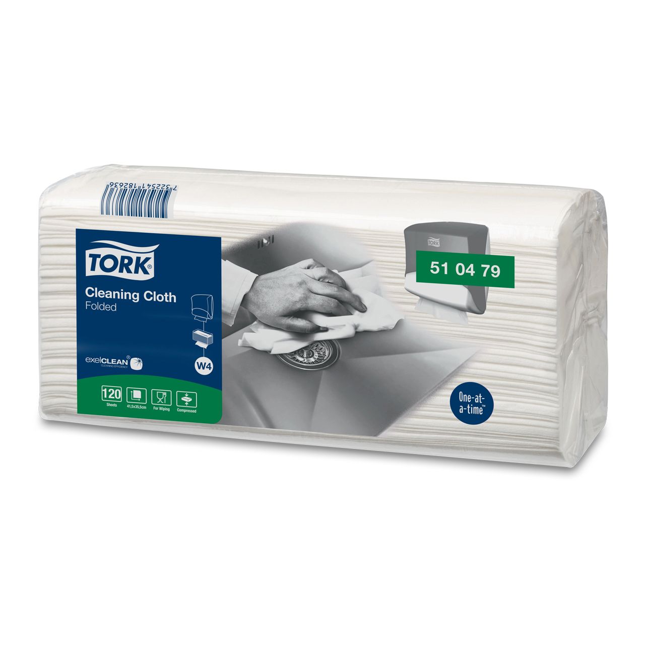 TORK-510479 Reinigungstücher - W4 - 480 Tücher weiss