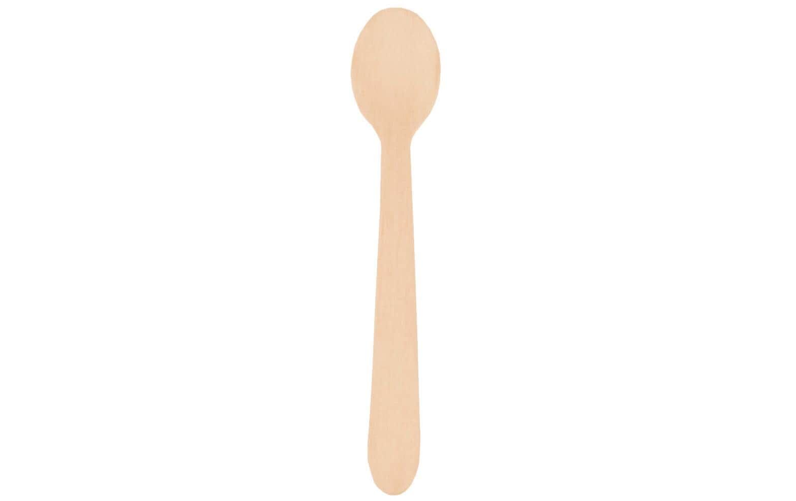 PAPSTAR Holz-Kaffeelöffel "pure", Länge: 110 mm, 100er