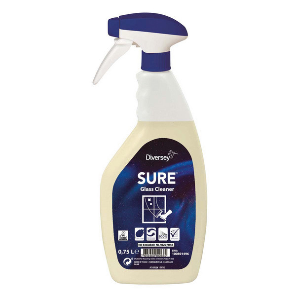 SURE Glass Cleaner Öko Glasreiniger 6 x 750 ml