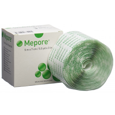 Mepore Wundverband 7cmx5m unsteril