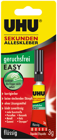 Sekundenkleber 3g flüssig, lösungsmittelfrei UHU 46130
