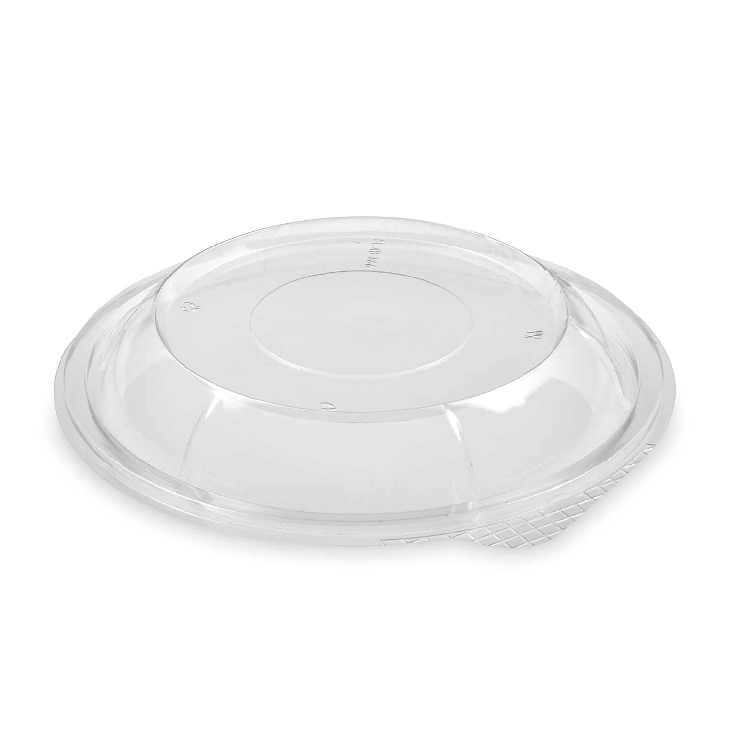 Deckel (rPET) klar für Salatschale 176mm - 50 Stück