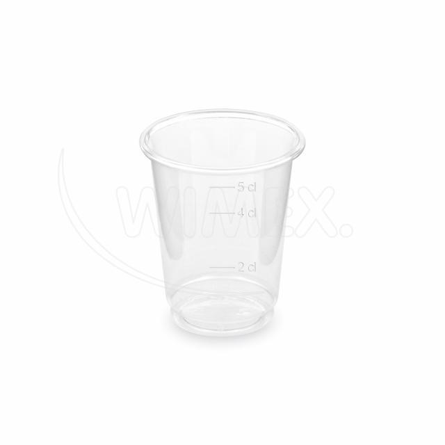 Becher (PET) glasklar 48mm 2cl,4cl,5cl - 40 Stück