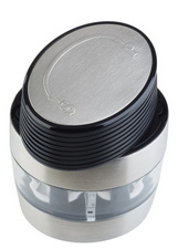 APS 2in1 Salz- und Pfeffermühle, silber / transparent