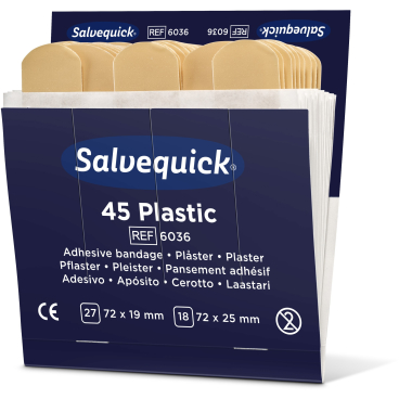 CEDERROTH Salvequick Pflaster-Nachfüllung, wasserabweisend