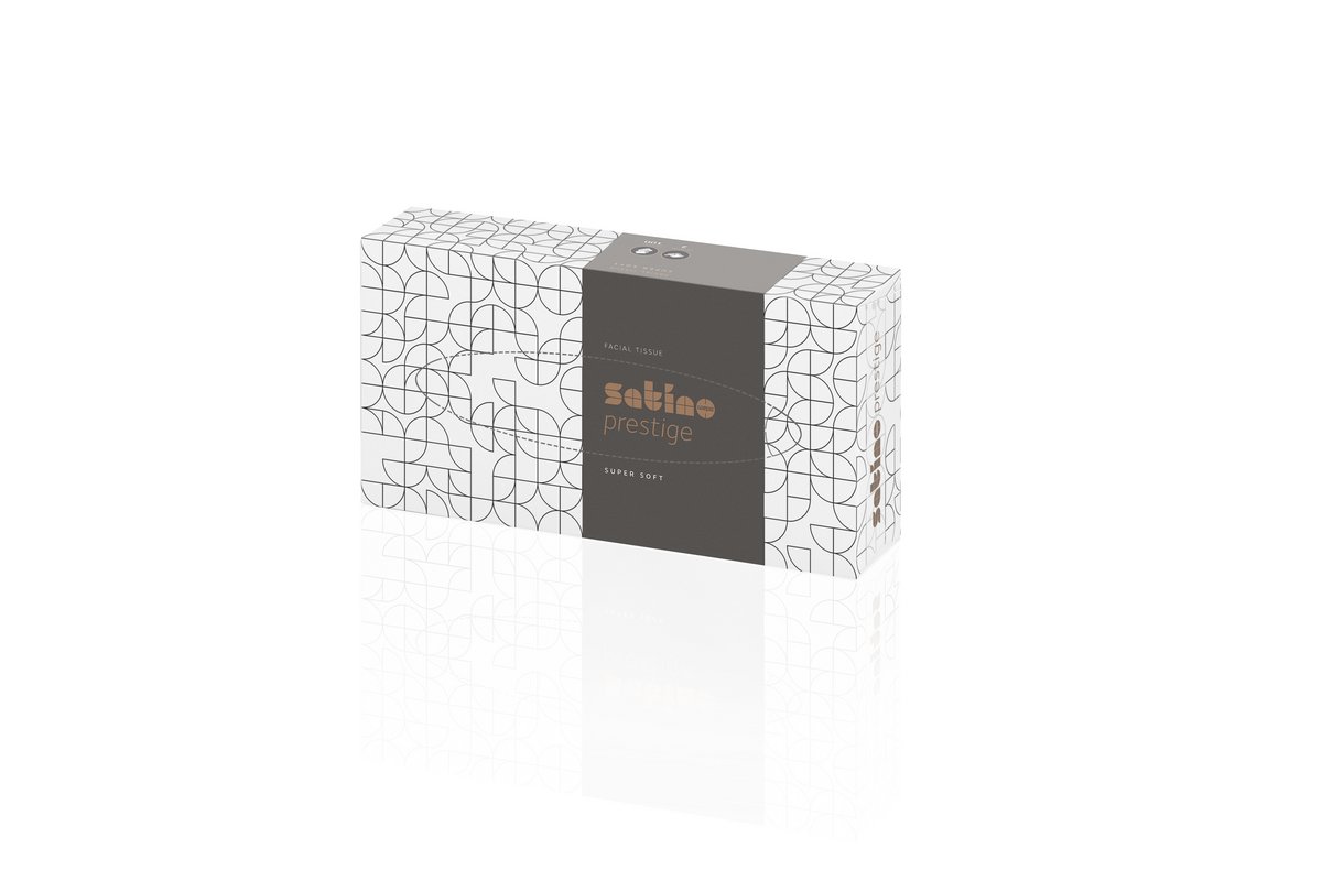 Satino Kosmetiktücher Prestige, 2-lagig, hochweiß - 206450 (ehemals 206030)
