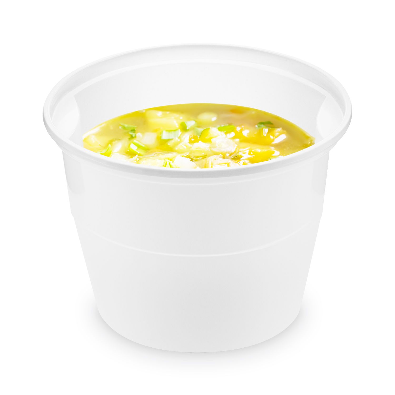 Schale (PP) weiß 127mm 750ml - 50 Stück